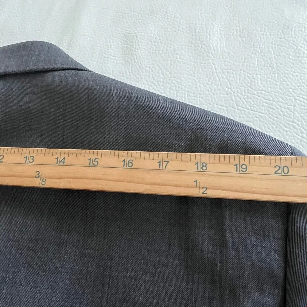 Lauren Ralph Lauren Blazer Mens 48R Charcoal Gray Wool Blend Sport Coat Jacket